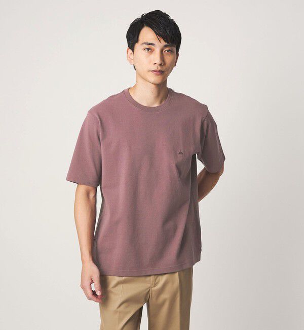 UNITED ARROWS green label relaxing「【別注】＜Brooks Brothers＞GLR カノコ クルーネック Tシャツ」|Tシャツ・カットソー|