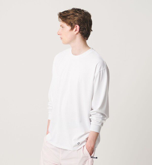 California General Store「＜CGS.＞リサイクル ポリエステル LUCK ロングスリーブ Tシャツ 吸水速乾 UV軽減」|Tシャツ・カットソー|WHITE