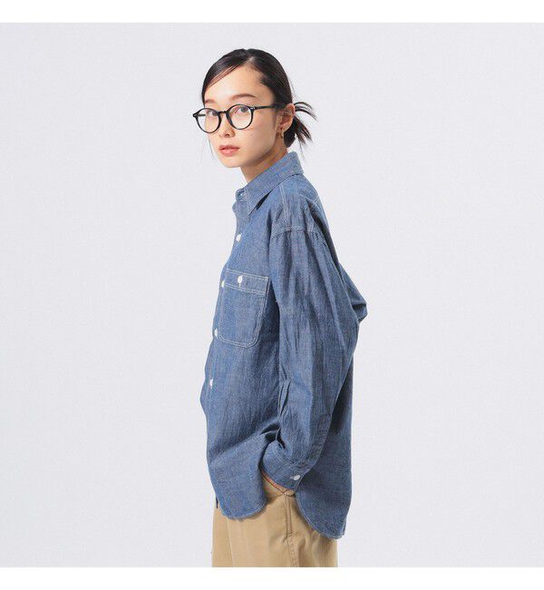 BEAMSBOY「【別注】BUZZ RICKSON'S / シャンブレー ロングスリーブ シャツ」|シャツ・ブラウス|