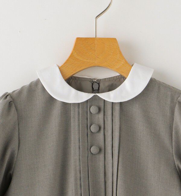 SHIPS KIDS「SHIPS KIDS:100～130cm /セレモニー ピンタック ツイル ワンピース」|ワンピース|