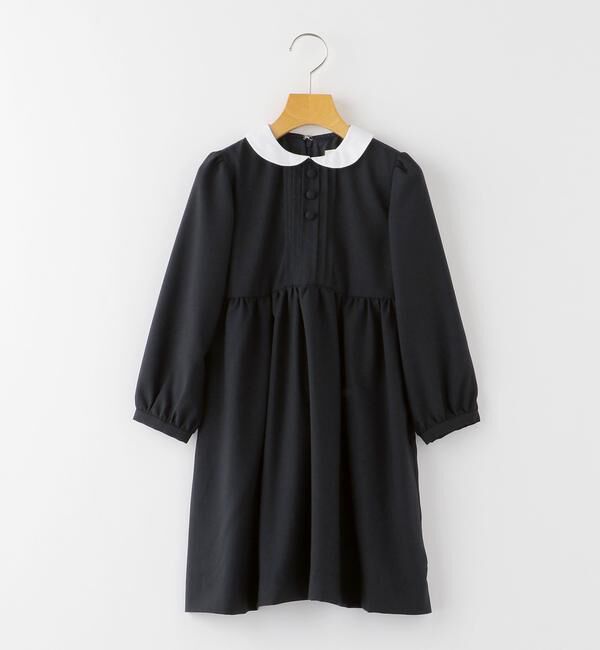SHIPS KIDS「SHIPS KIDS:100～130cm /セレモニー ピンタック ツイル ワンピース」|ワンピース|