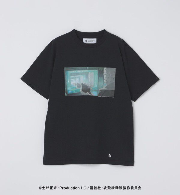 SHIPS「City Ambient Products: 攻殻機動隊 SAC Tシャツ」|Tシャツ・カットソー|ブラック