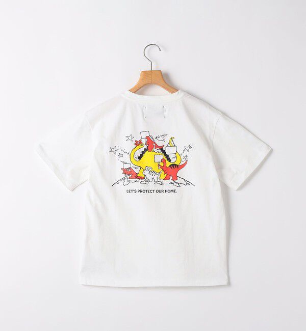 SHIPS KIDS「ARCH&LINE:155～165cm / オーガニックコットン プリント Tシャツ」|Tシャツ・カットソー|