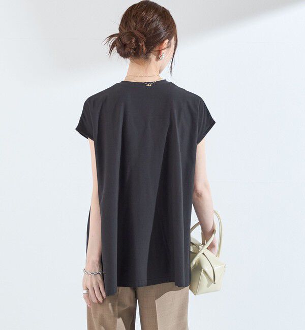 SHIPS Colors 「《予約》SHIPS Colors:〈接触冷感・手洗い可能〉クールタッチ シアー フレア Tシャツ◆」|Tシャツ・カットソー|