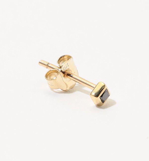 TOMORROWLAND GOODS「Metier  Mini Bezel Set Princess Gemstone Studs 片耳ピアス」|ピアス|