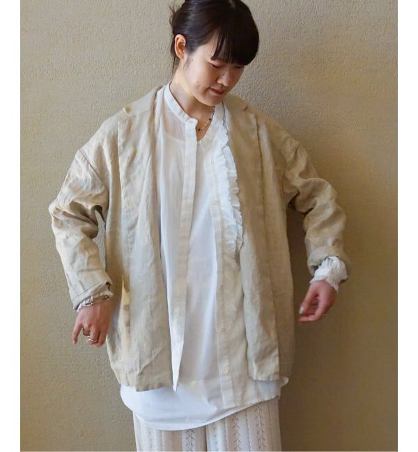 journal standard luxe「ハイツイストガーゼ Wフリルブラウス」|シャツ・ブラウス|