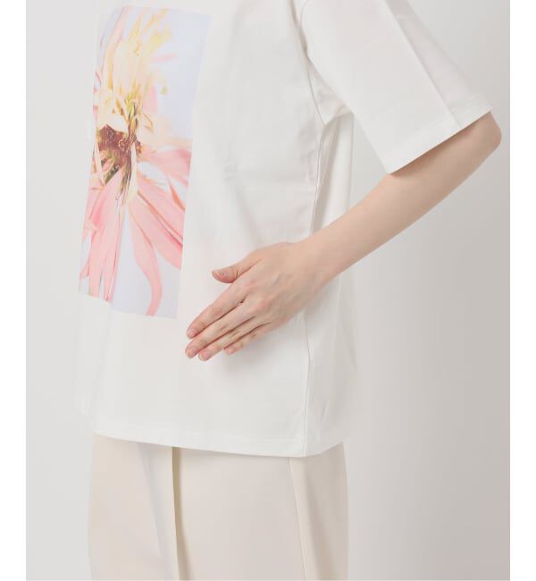 NOBLE「フラワーフォトプリントT」|Tシャツ・カットソー|