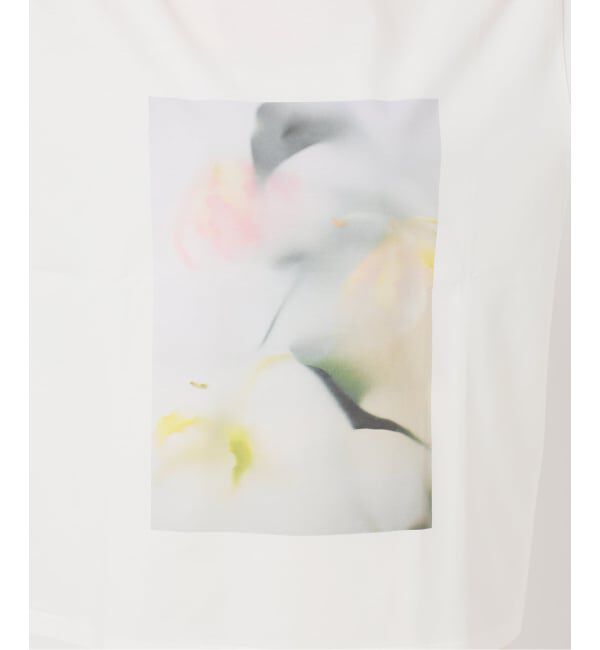 NOBLE「フラワーフォトプリントT」|Tシャツ・カットソー|