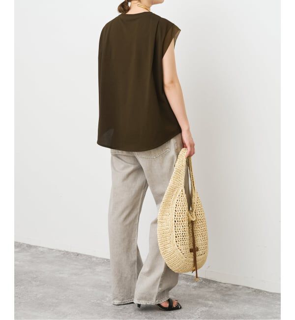Spick and Span「オーガンジーコンビルーズプルオーバー」|Tシャツ・カットソー|