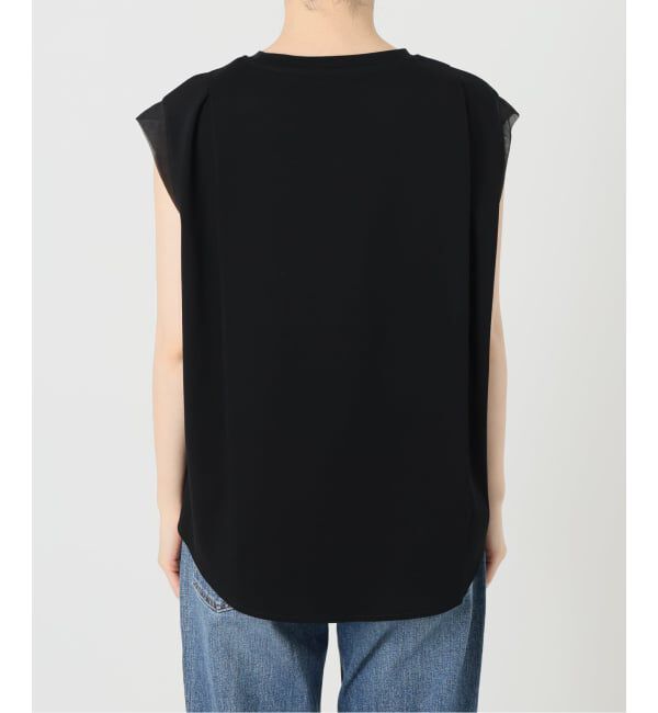 Spick and Span「オーガンジーコンビルーズプルオーバー」|Tシャツ・カットソー|