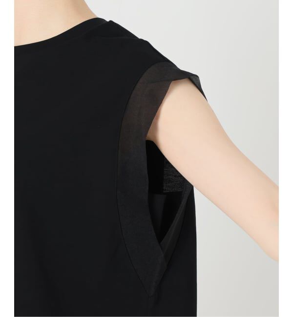 Spick and Span「オーガンジーコンビルーズプルオーバー」|Tシャツ・カットソー|