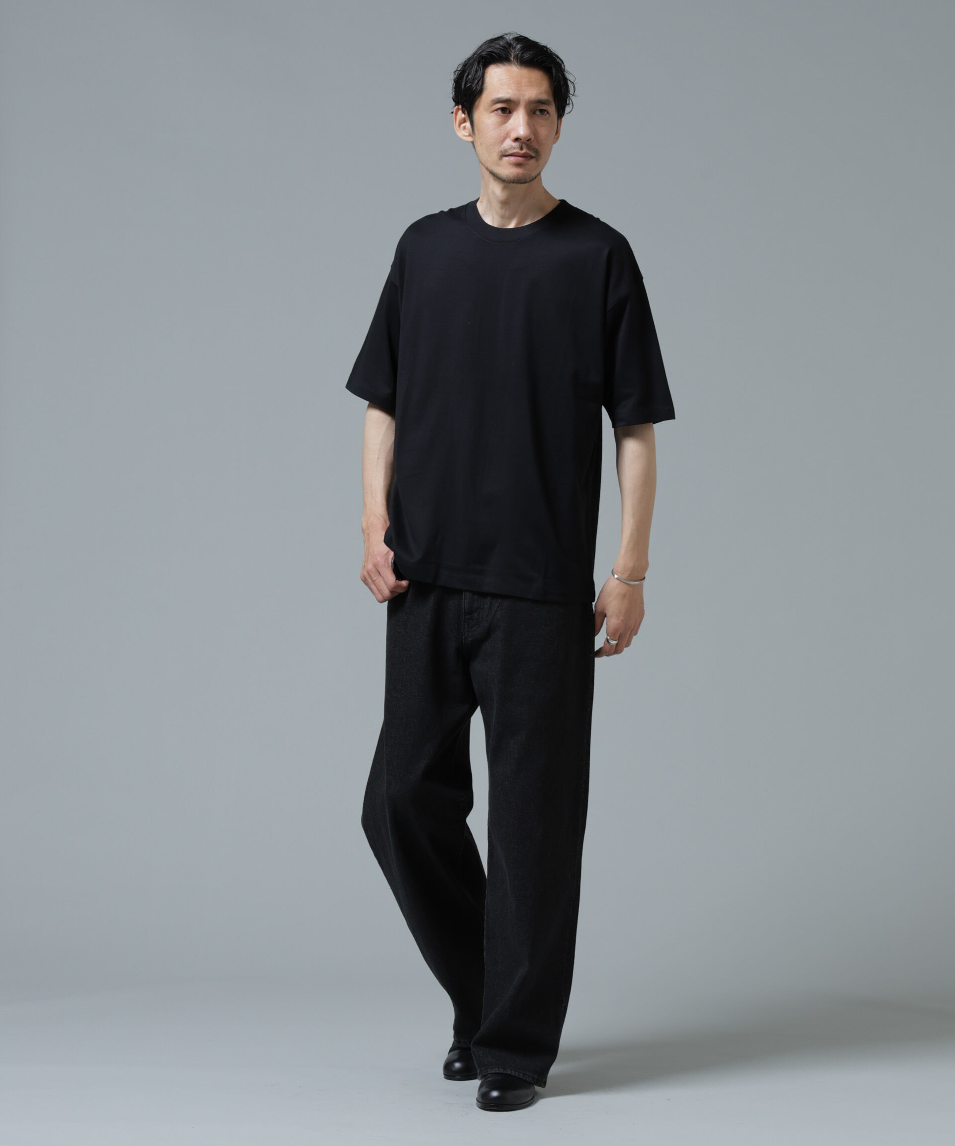 nano･universe「Anti Soaked(R) 汗染み防止 ミドルウェイト 7.1oz ビッグシルエットTシャツ」|Tシャツ・カットソー|
