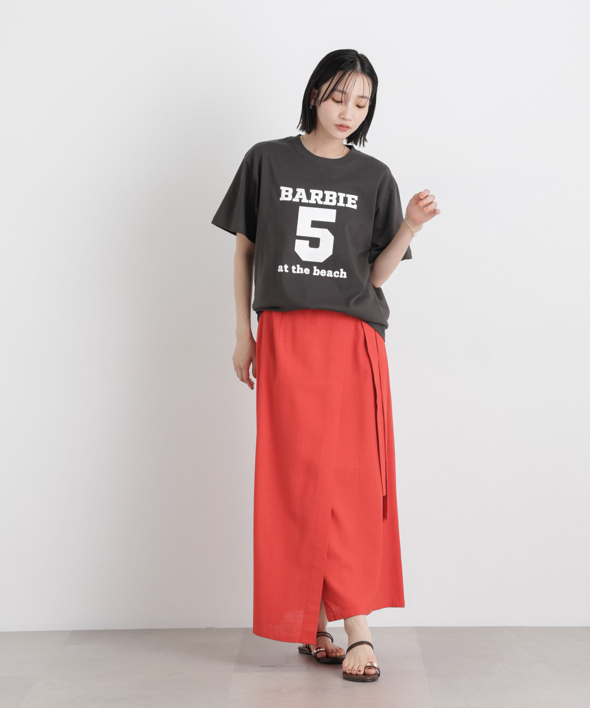 nano･universe「Healthy DENIM/Barbie5 at the beach」|Tシャツ・カットソー|
