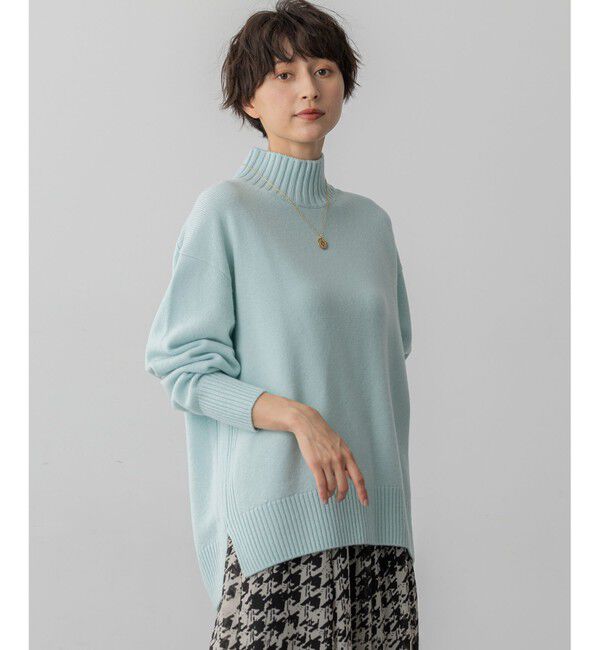 23区「【見上愛さんコラボカラー/Oggi掲載】カシミヤブレンド ハイネック ニット」|ニット・セーター|ﾗｲﾄｸﾞﾘ