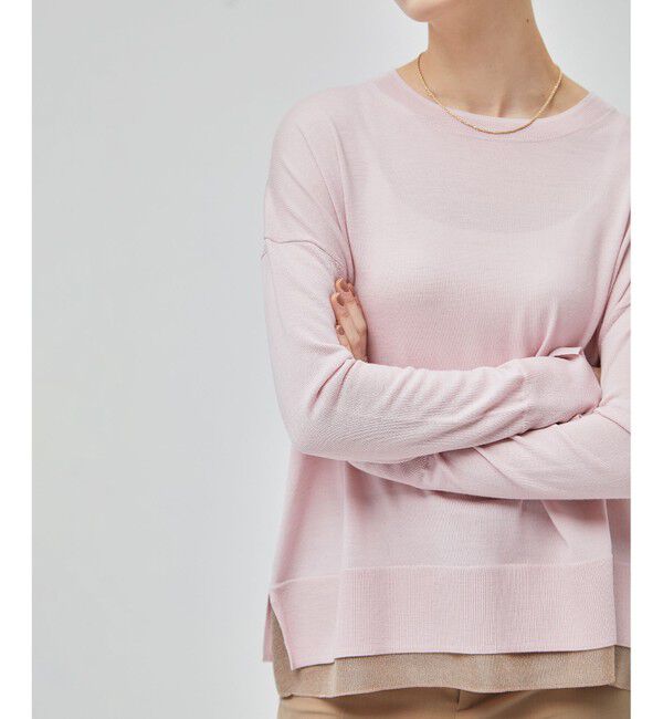 BEIGE,「【洗える】LA MONNAIE / クルーネックニット」|ニット・セーター|