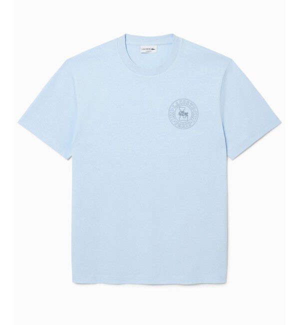 LACOSTE「ローレルサークルグラフィック半袖Tシャツ」|Tシャツ・カットソー|