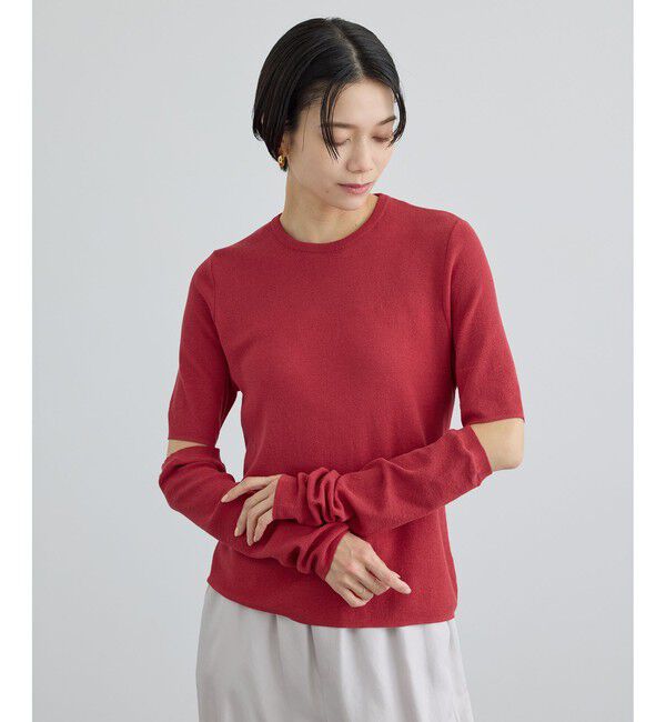 SALON adam et rope'「LOTUS アームカバーTシャツ」|Tシャツ・カットソー|