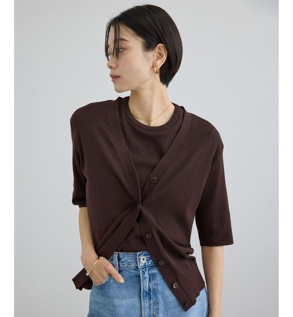 SALON adam et rope'「LOTUS アームカバーTシャツ」|Tシャツ・カットソー|