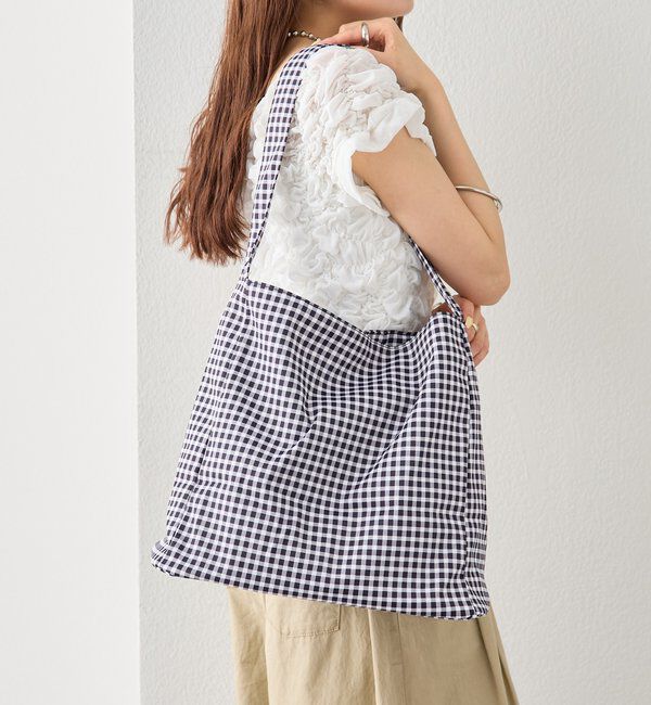  「ギンガムチェックトートBAG」|トートバッグ|