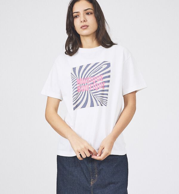 Rouge vif「【TRICOMER/トリコメル】ロゴTシャツ / プリントTシャツ」|Tシャツ・カットソー|