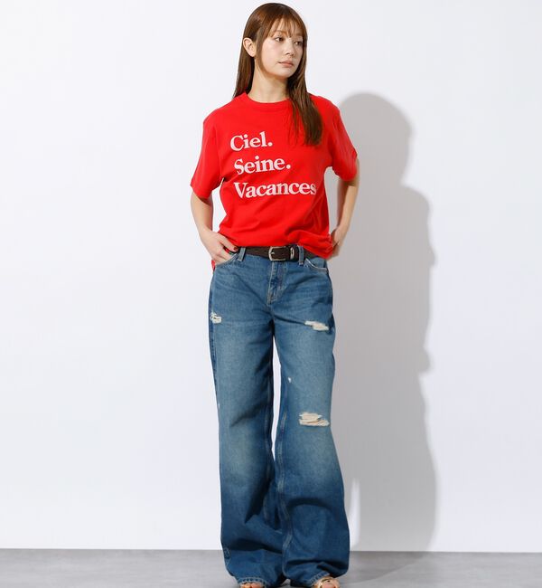 Rouge vif「【TRICOMER/トリコメル】ロゴTシャツ / プリントTシャツ」|Tシャツ・カットソー|