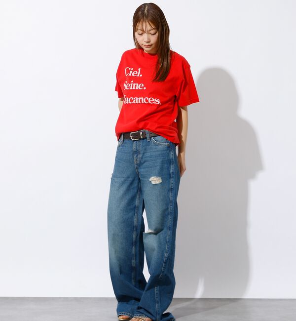 Rouge vif「【TRICOMER/トリコメル】ロゴTシャツ / プリントTシャツ」|Tシャツ・カットソー|