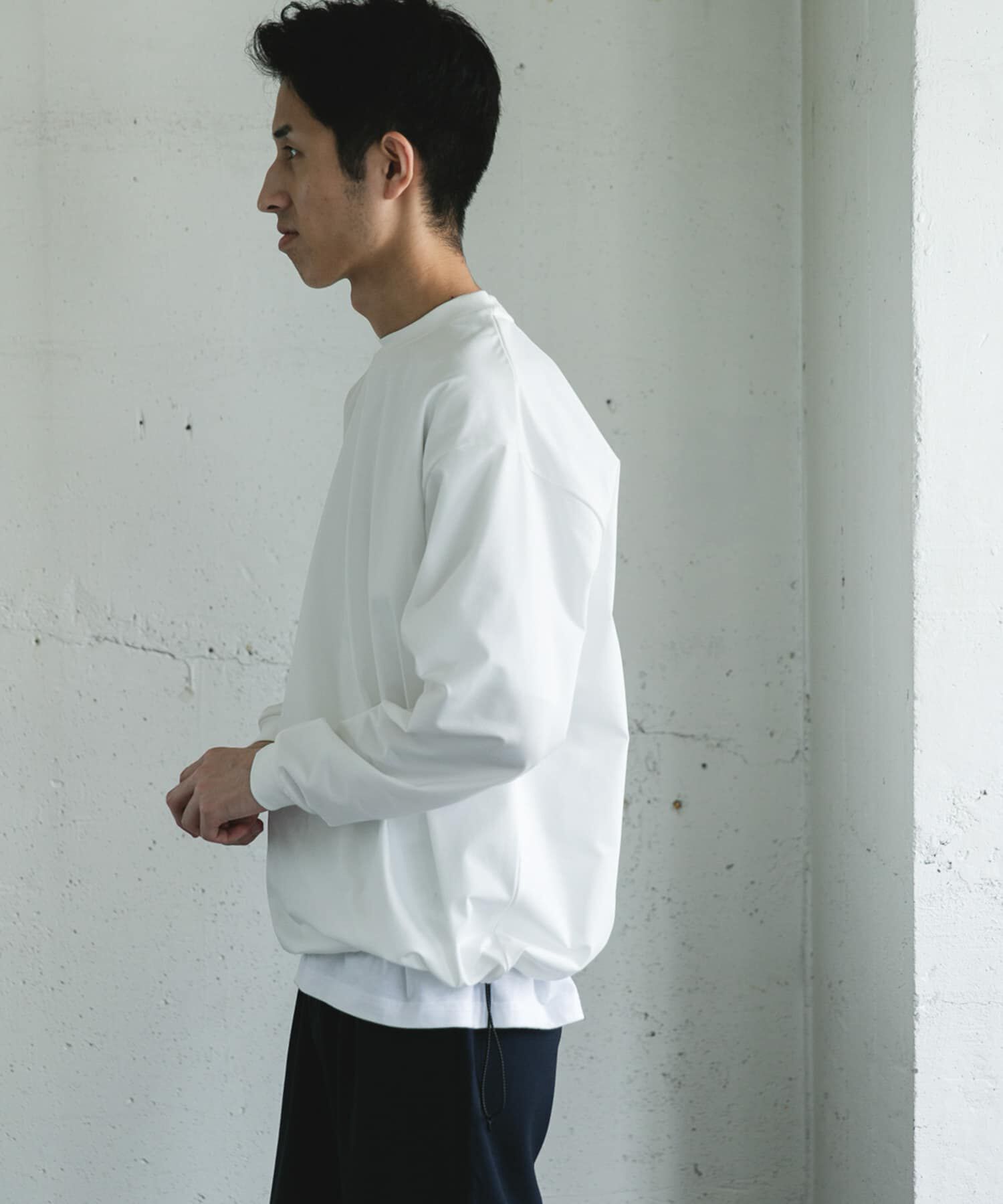 URBAN RESEARCH DOORS「URD Drawstring Long-Sleeve T-shirts」|Tシャツ・カットソー|
