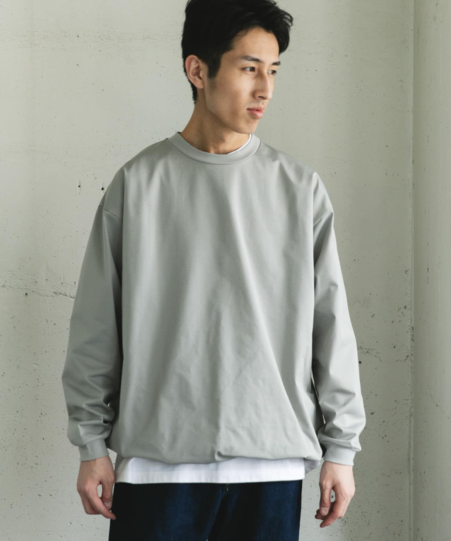 URBAN RESEARCH DOORS「URD Drawstring Long-Sleeve T-shirts」|Tシャツ・カットソー|