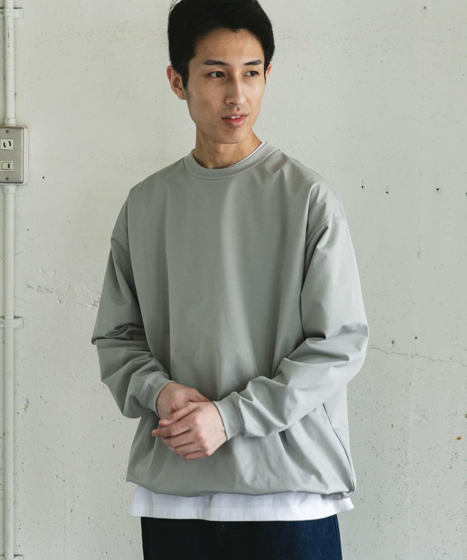 URBAN RESEARCH DOORS「URD Drawstring Long-Sleeve T-shirts」|Tシャツ・カットソー|