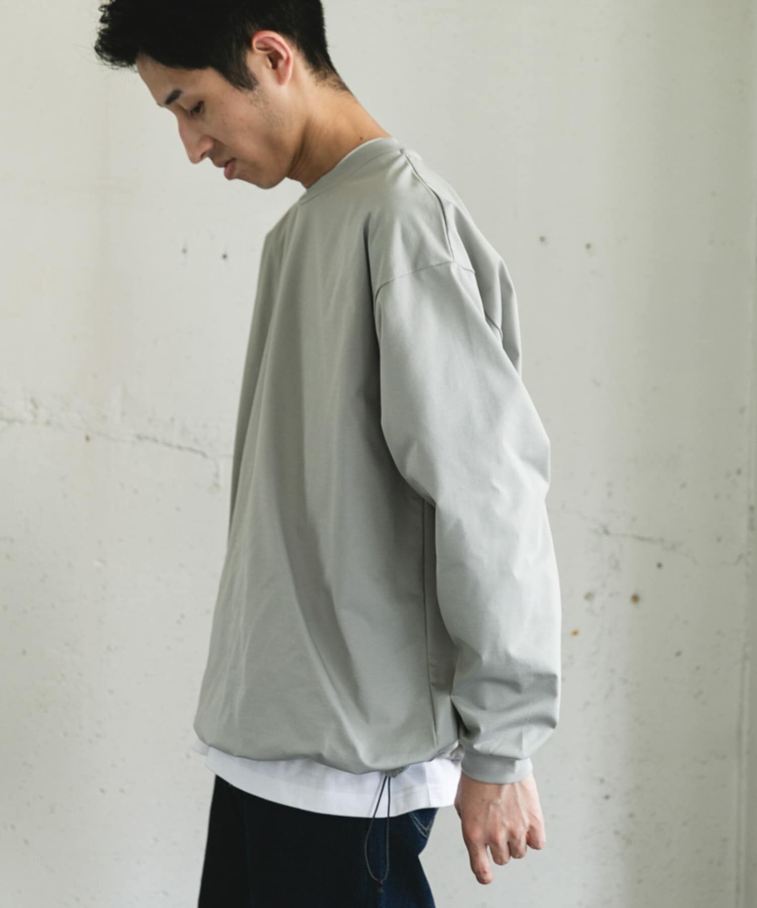 URBAN RESEARCH DOORS「URD Drawstring Long-Sleeve T-shirts」|Tシャツ・カットソー|