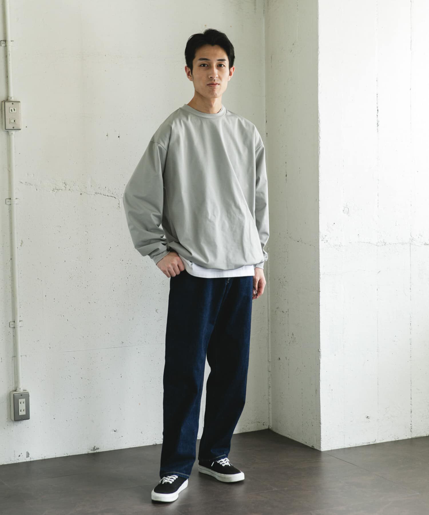 URBAN RESEARCH DOORS「URD Drawstring Long-Sleeve T-shirts」|Tシャツ・カットソー|