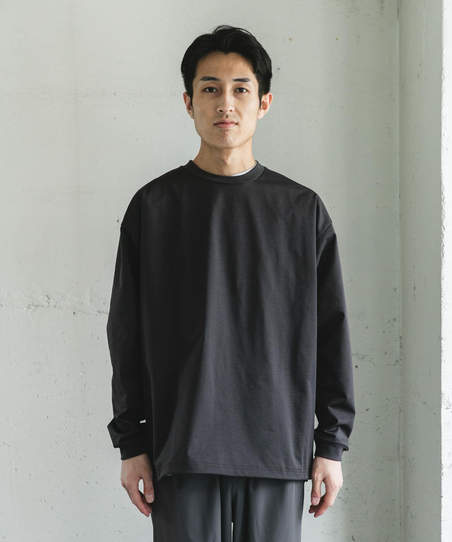 URBAN RESEARCH DOORS「URD Drawstring Long-Sleeve T-shirts」|Tシャツ・カットソー|