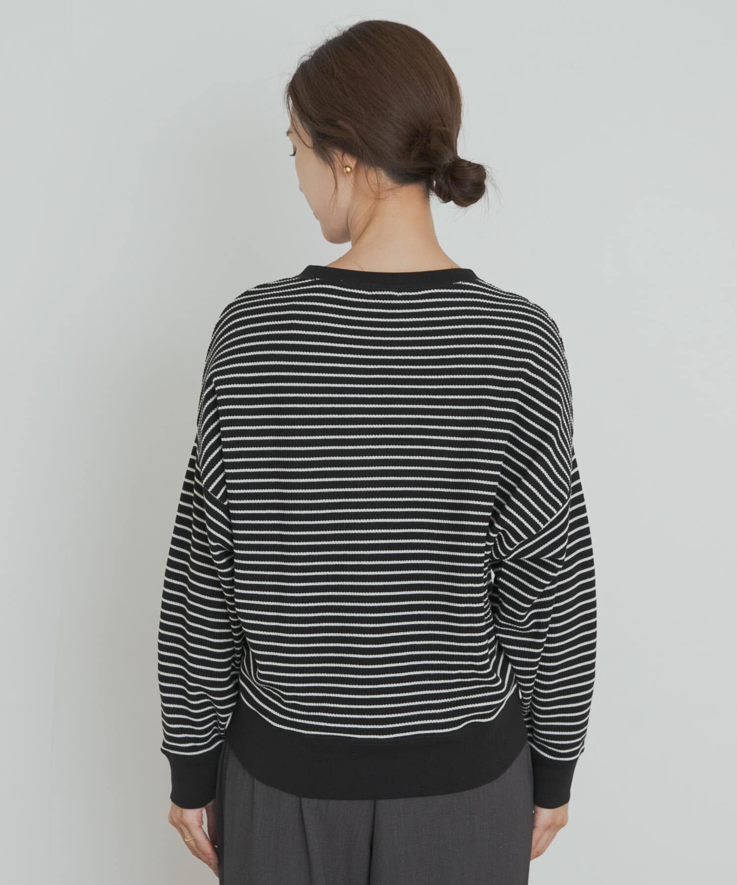URBAN RESEARCH DOORS「タックフライスロングスリーブTシャツ」|Tシャツ・カットソー|
