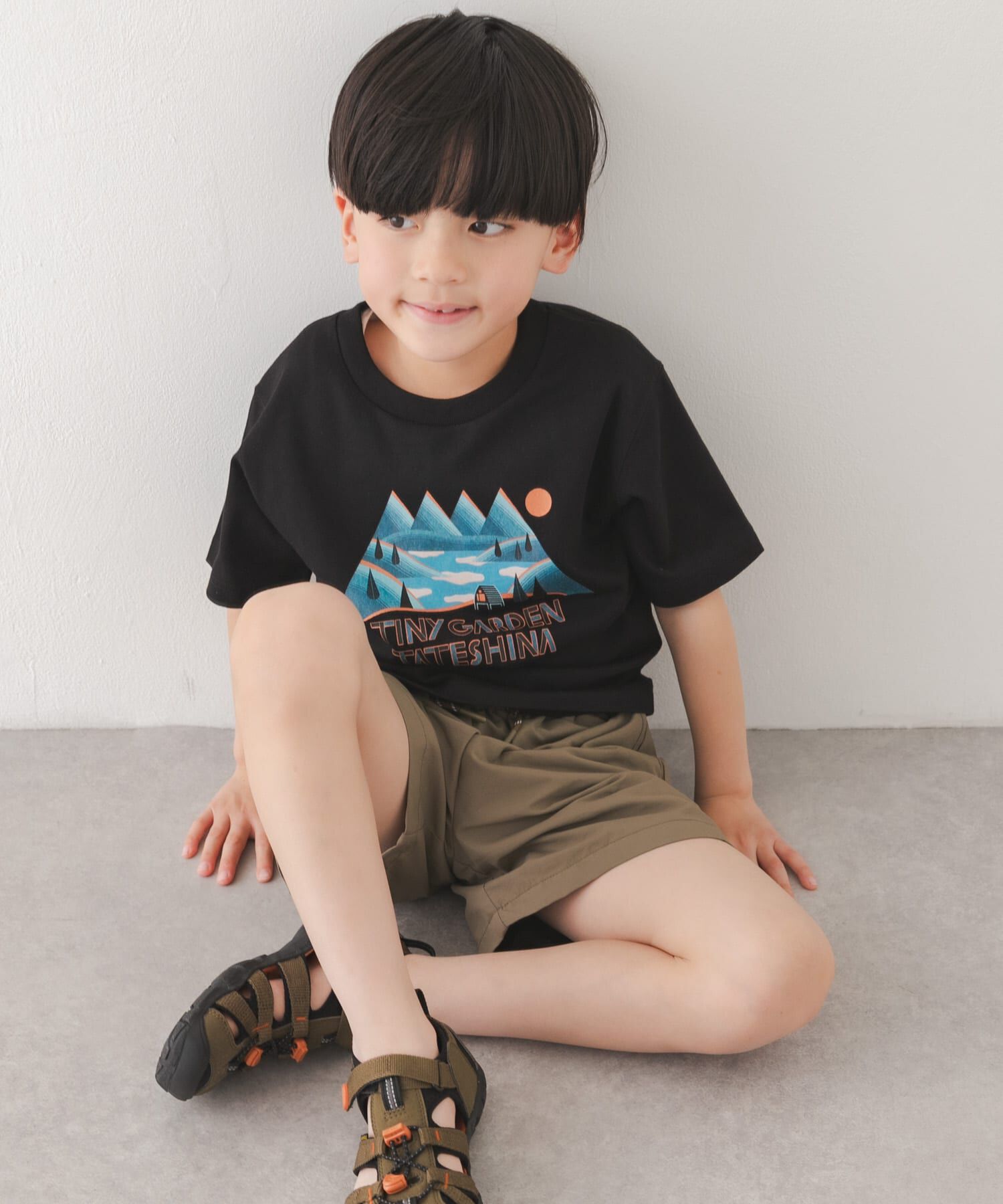 URBAN RESEARCH DOORS「TGT イラストプリント Tシャツ(KIDS)」|その他|ブラック