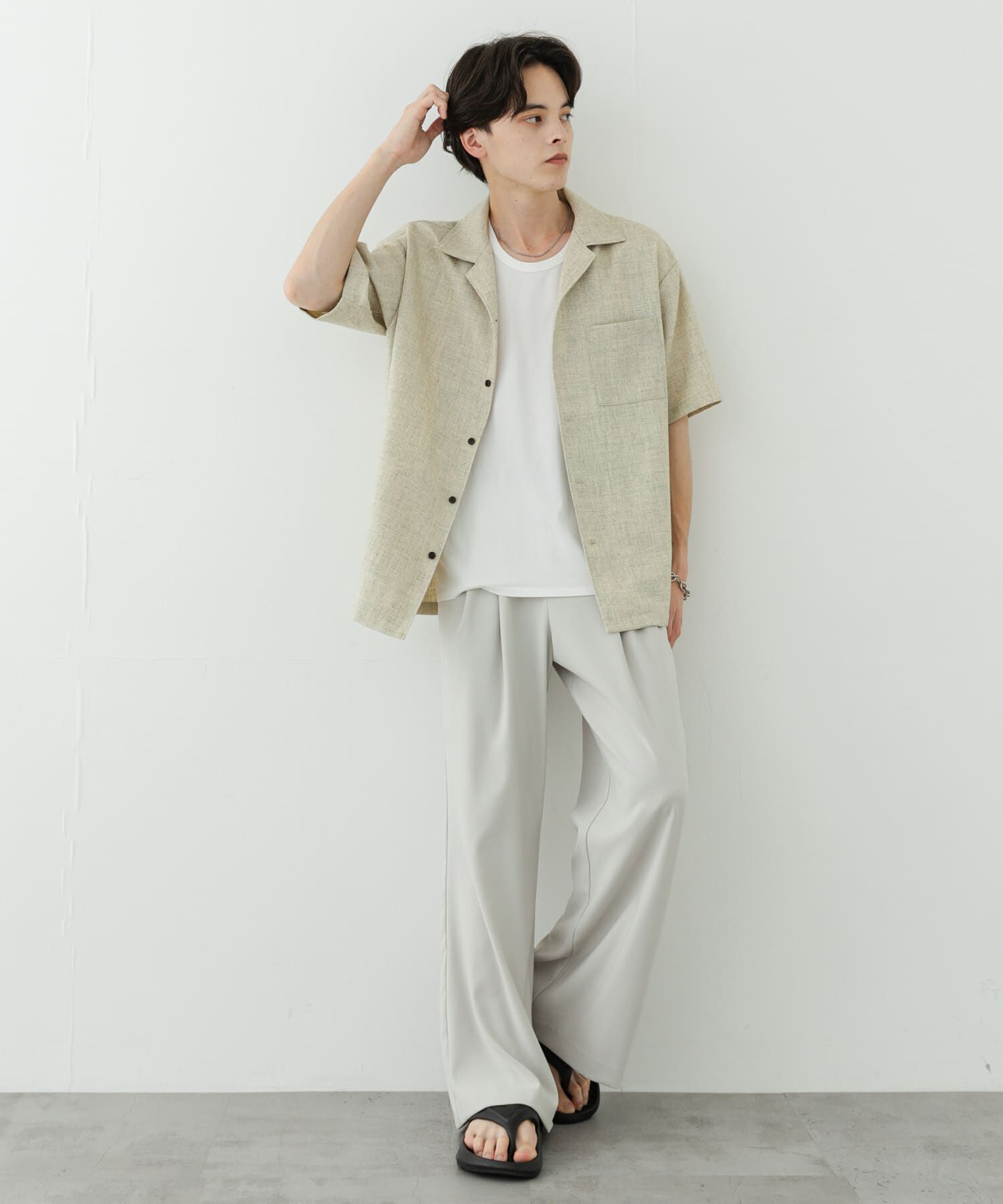 SENSE OF PLACE by URBAN RESEARCH「2タックフレアワイドスラックス」|その他|