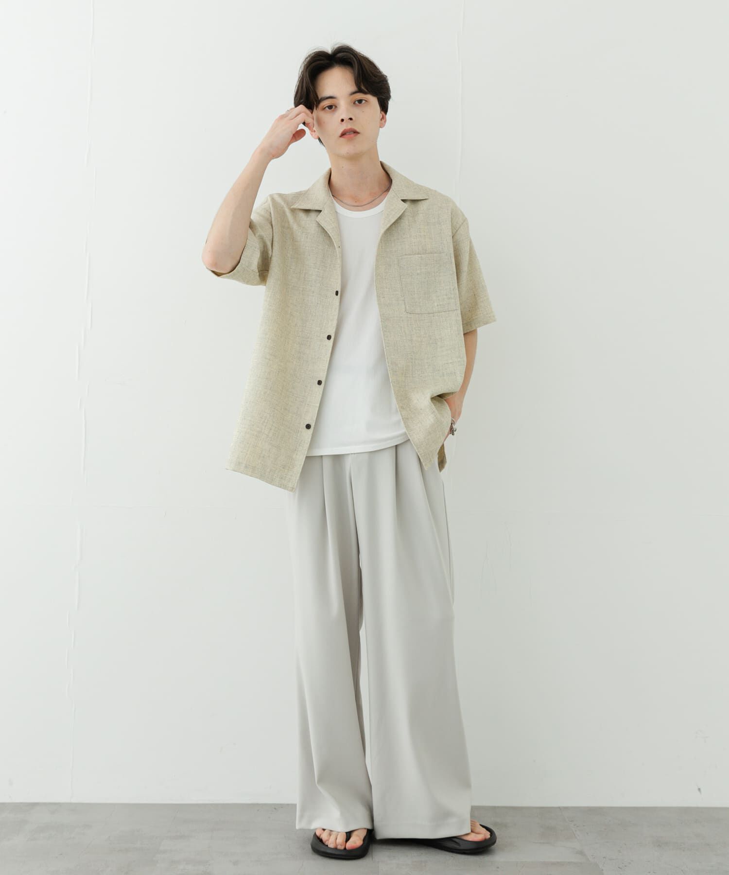 SENSE OF PLACE by URBAN RESEARCH「2タックフレアワイドスラックス」|その他|
