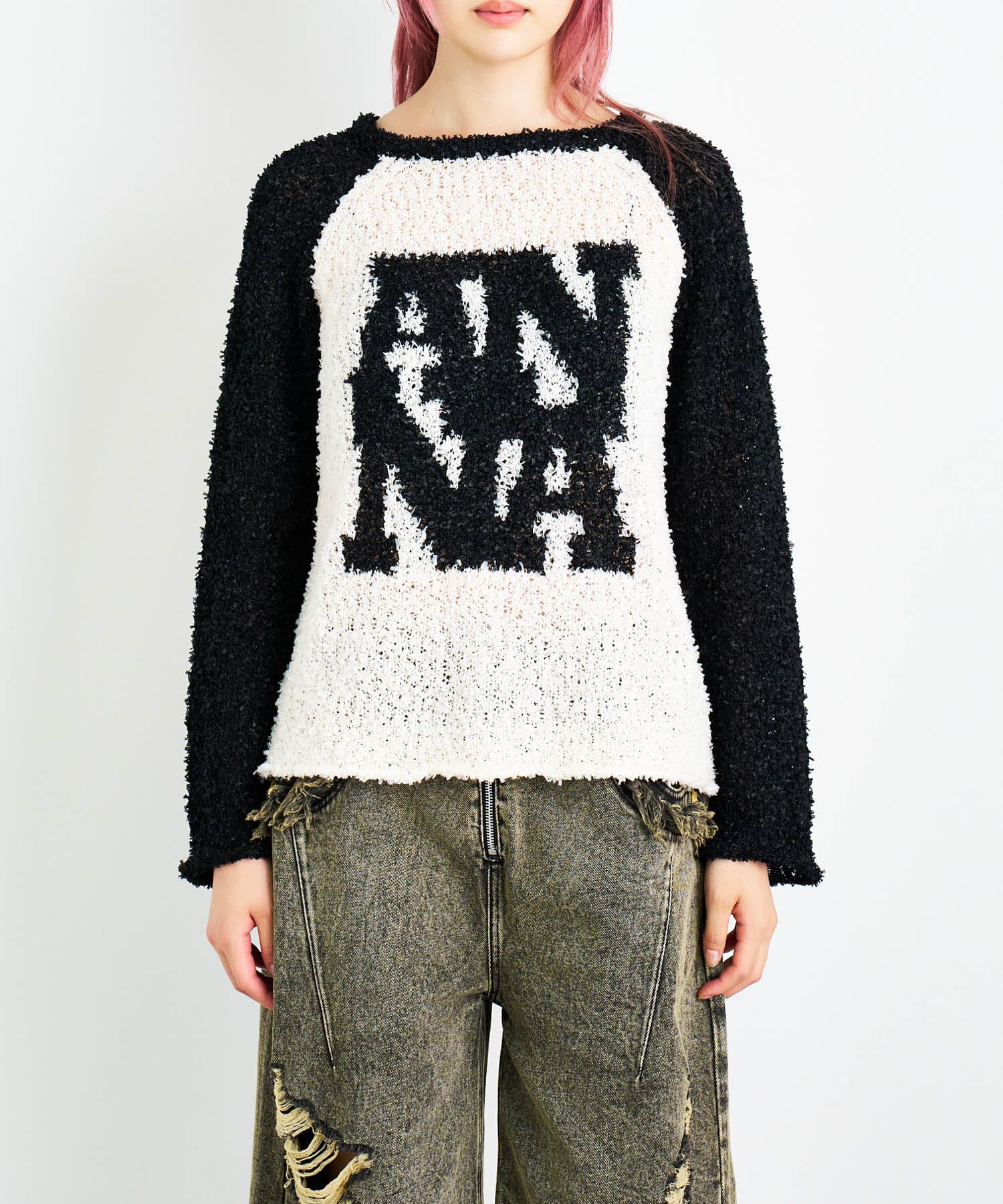 SENSE OF PLACE by URBAN RESEARCH「ANNA SUI NYC　フラッグヤーンANニットプルオーバー」|ニット・セーター|