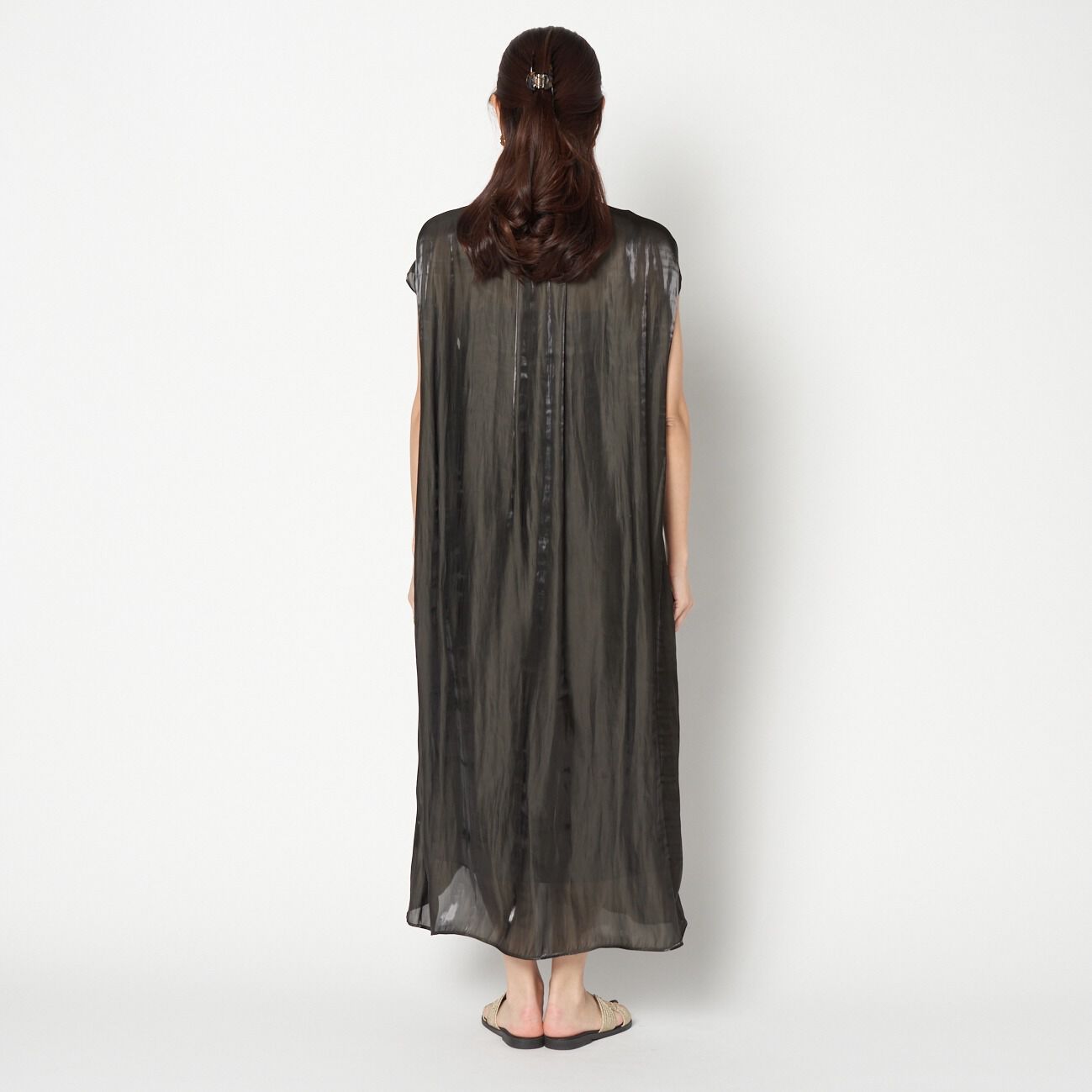 HELIOPOLE「HELIOPOLE SHINY SATIN MAXI DRESS」|ワンピース|