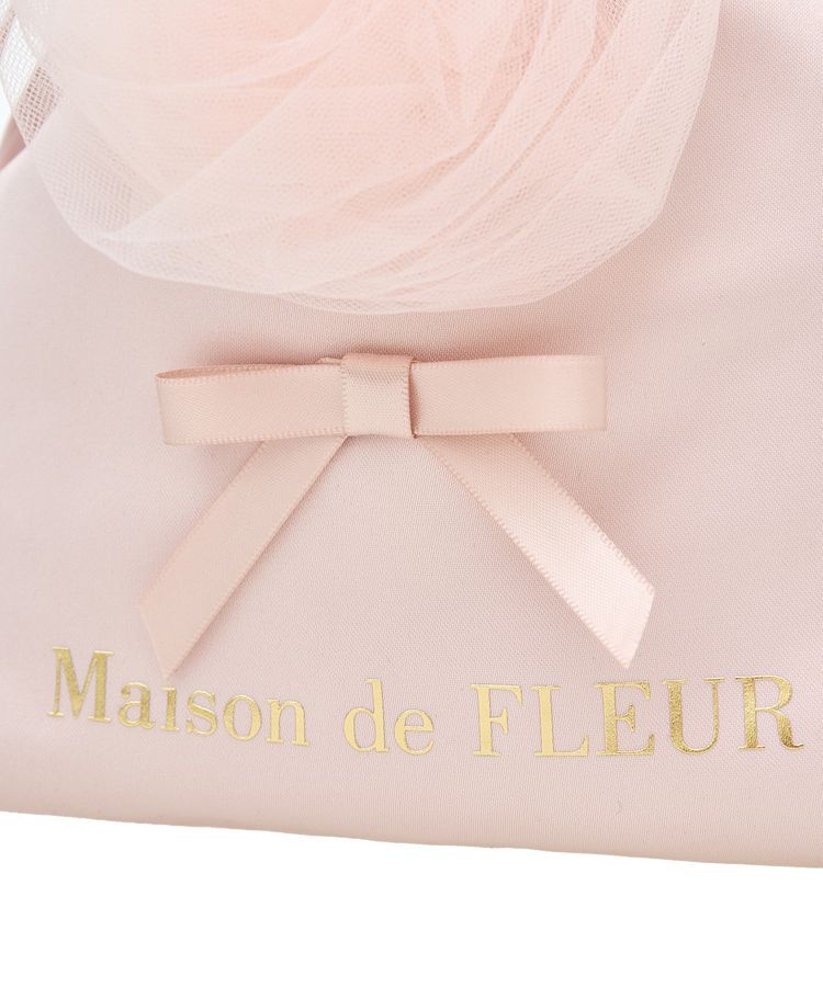 Maison de FLEUR「コットンキャンディ巾着」|ポーチ|
