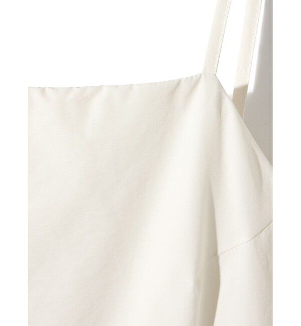 MIDIUMISOLID「MIDIUMISOLID for Ladies C/NY ティアードキャミソールワンピース」|ワンピース|