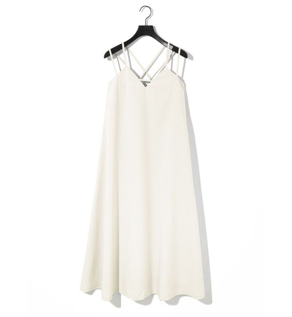 MIDIUMISOLID「MIDIUMISOLID for Ladies バッククロスキャミソールワンピース」|ワンピース|