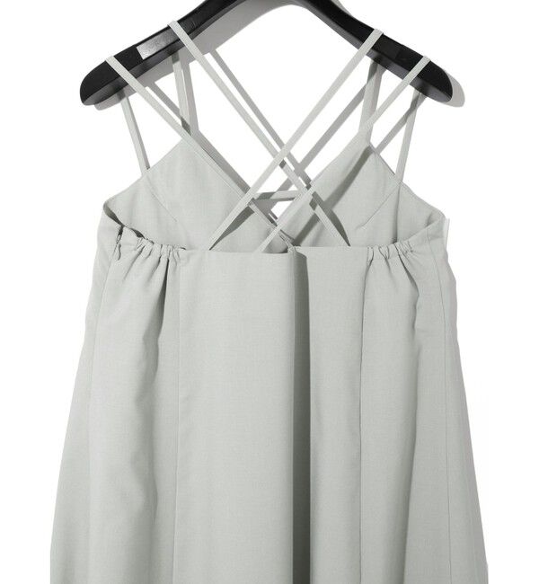 MIDIUMISOLID「MIDIUMISOLID for Ladies バッククロスキャミソールワンピース」|ワンピース|