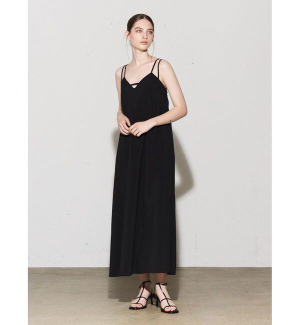 MIDIUMISOLID「MIDIUMISOLID for Ladies バッククロスキャミソールワンピース」|ワンピース|