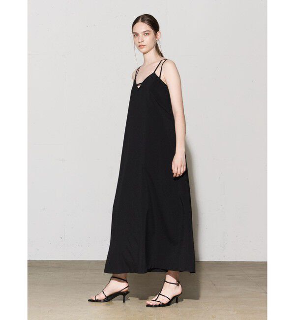 MIDIUMISOLID「MIDIUMISOLID for Ladies バッククロスキャミソールワンピース」|ワンピース|