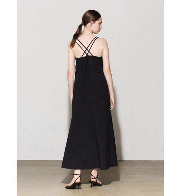 MIDIUMISOLID「MIDIUMISOLID for Ladies バッククロスキャミソールワンピース」|ワンピース|