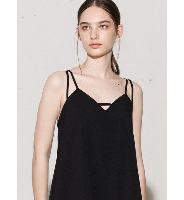 MIDIUMISOLID「MIDIUMISOLID for Ladies バッククロスキャミソールワンピース」|ワンピース|