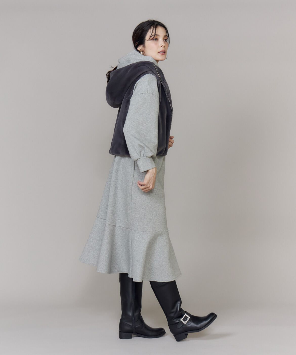 Maglie le cassetto「パーカーワンピース」|ワンピース|