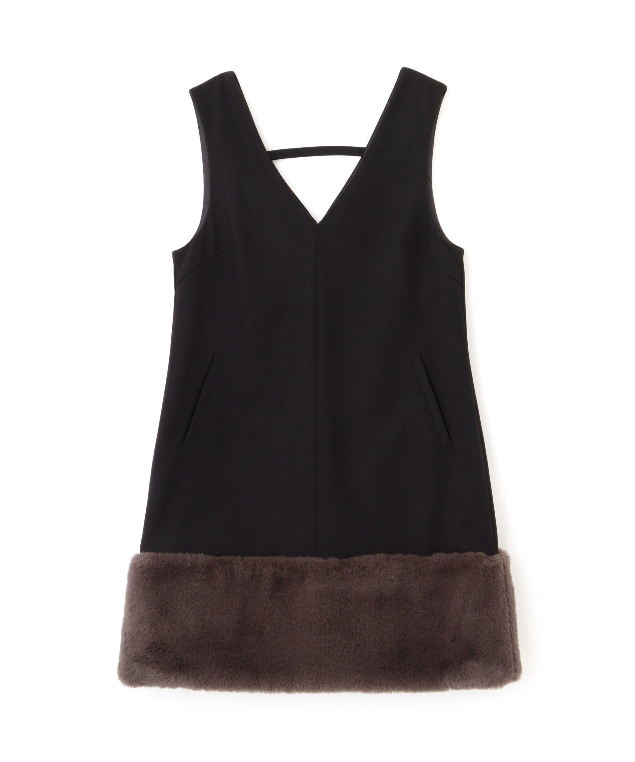 PROPORTION BODY DRESSING「ヘムフェイクファーミニジャンスカ　24AW」|ワンピース|