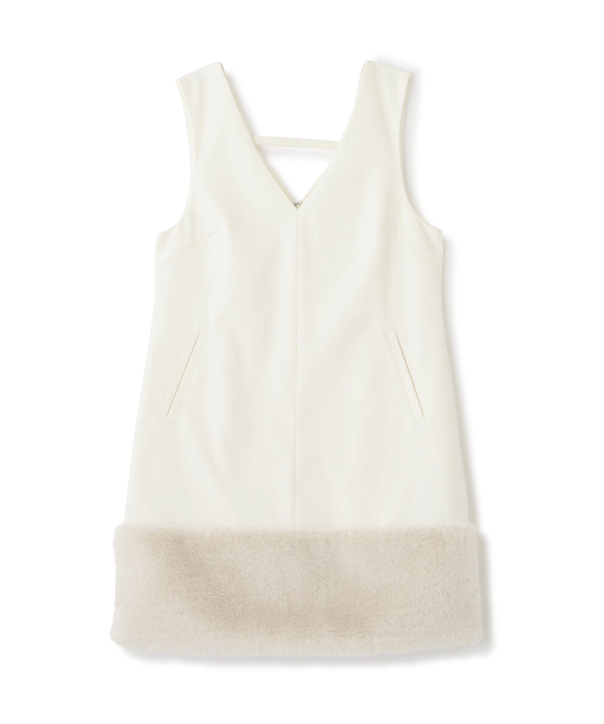 PROPORTION BODY DRESSING「ヘムフェイクファーミニジャンスカ　24AW」|ワンピース|