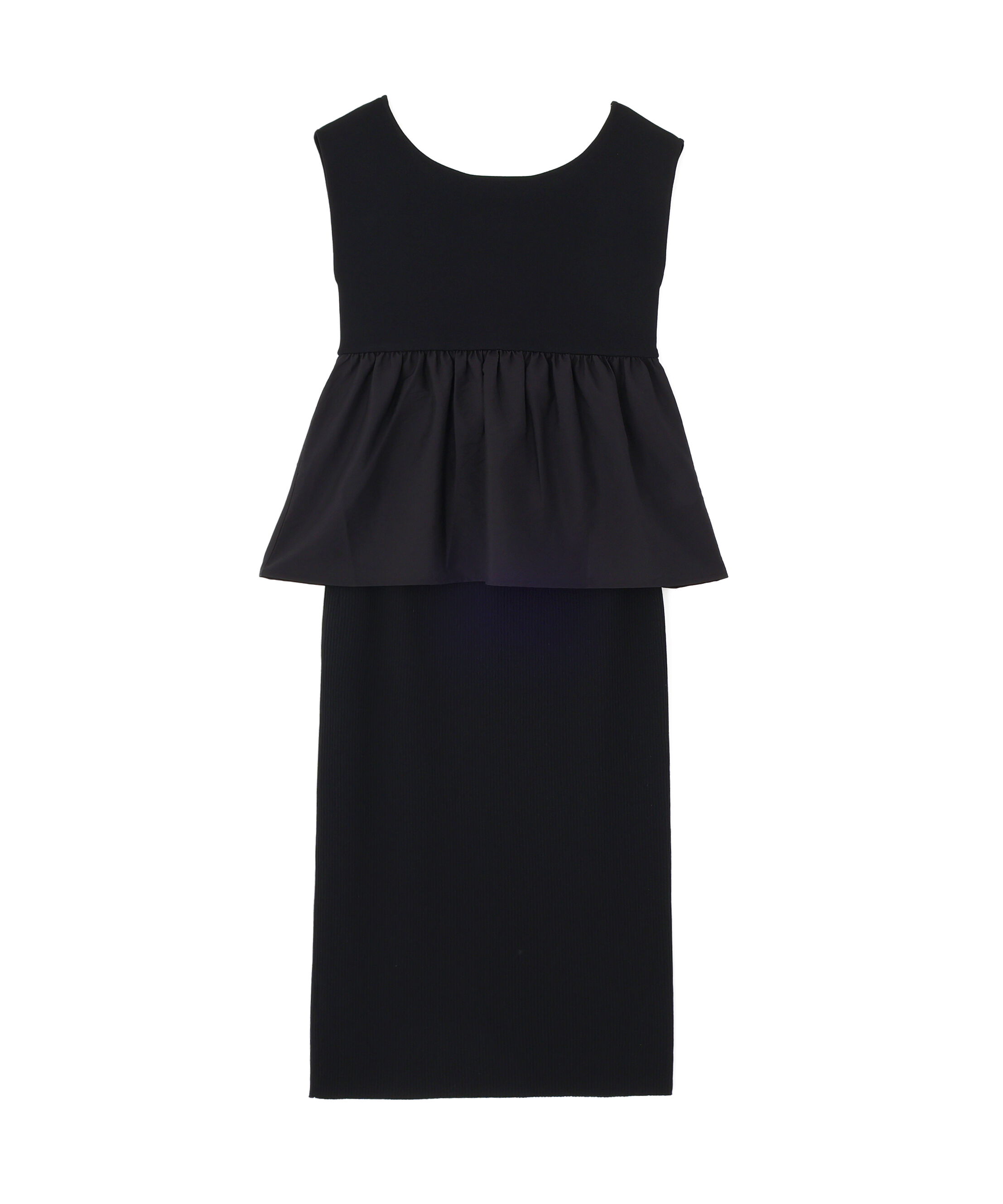 PROPORTION BODY DRESSING「〈接触冷感〉ペプラムニットセットアップ」|ワンピース|